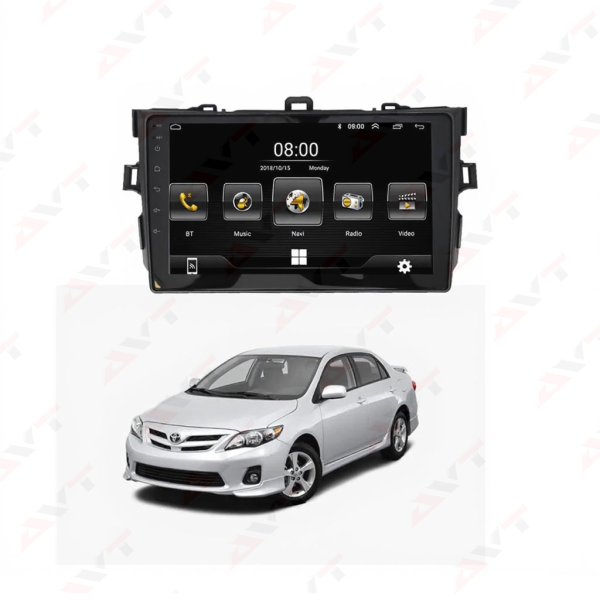 Toyota Corolla 2009 to 2014 – Android Player Latest IPS Display Multimedia System
