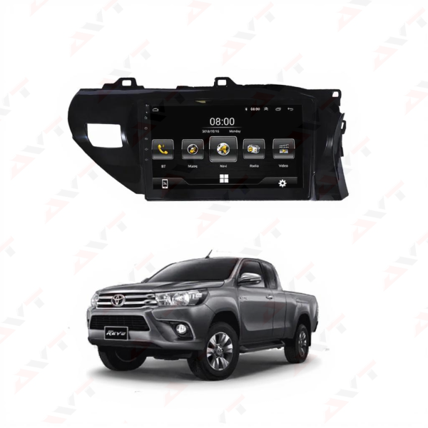 Toyota Revo 2016 to 2022 Android Panel HD Player IPS Display Multimedia System