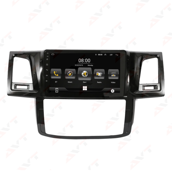 Toyota Hilux Vigo Android Panel HD Player IPS Display Multimedia System