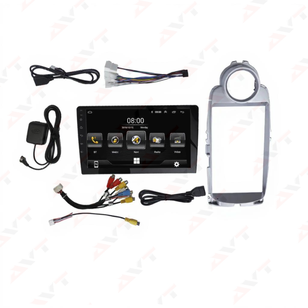 Toyota Vitz 2011 to 2015 Android Panel HD Player IPS Display Multimedia System - Image 2