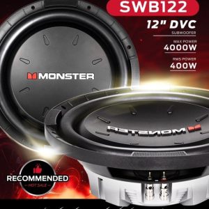 Monster SWB122 12" DVC Car Subwoofer